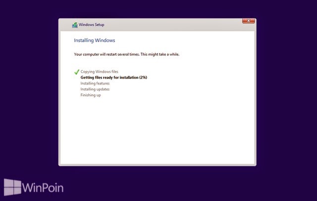 Install WIndows 8 - Cyber Poin