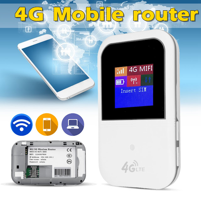 4G Mobile Unicom Telecom Router Wireless Internet Card Carry-on Auto WiFi Wireless Router