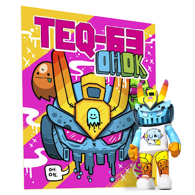 OH OK TEQ63 Artist Series Vinyl Figure by Nicky Davis x Quiccs x Martian Toys