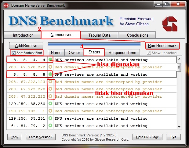 cara mempercepat internet dengan DNS alternatif