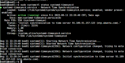 systemctl status systemctl-timesyncd