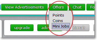 how to start mini jobs in NeoBux