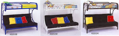 C Shaped Futon Bunk Bed Frame