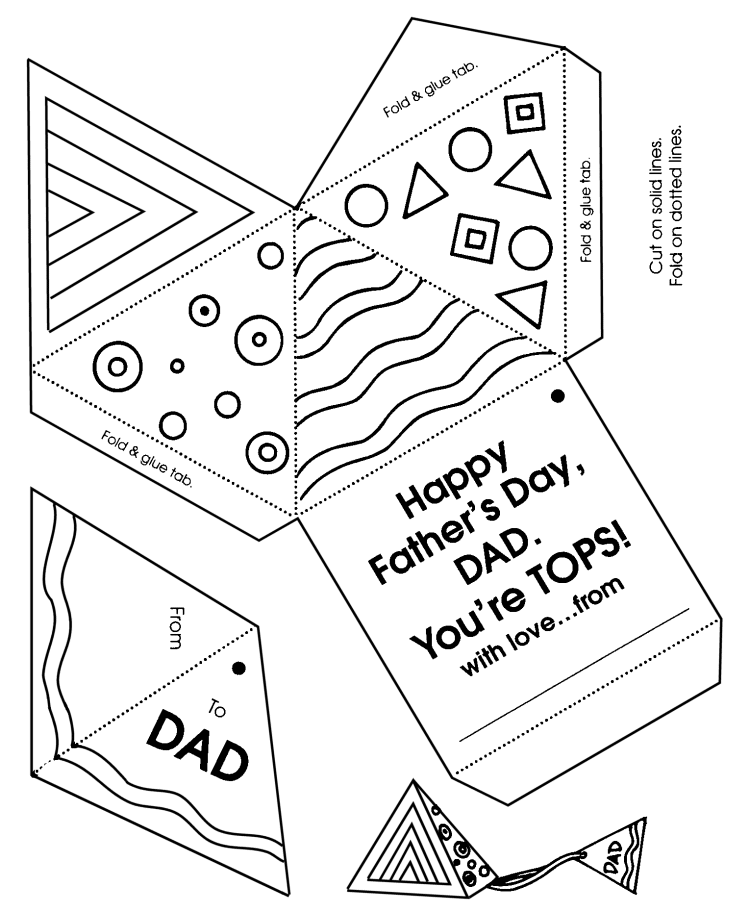 fathers day activities and printables lets celebrate