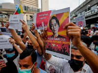 UN HRC adopts Myanmar resolution demanding Suu Kyi release.