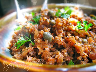 Easy roasted eggplant tapenade- vegan and gluten-free