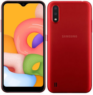 Samsung announced the Galaxy A01 smartphone featuring a dual real camera