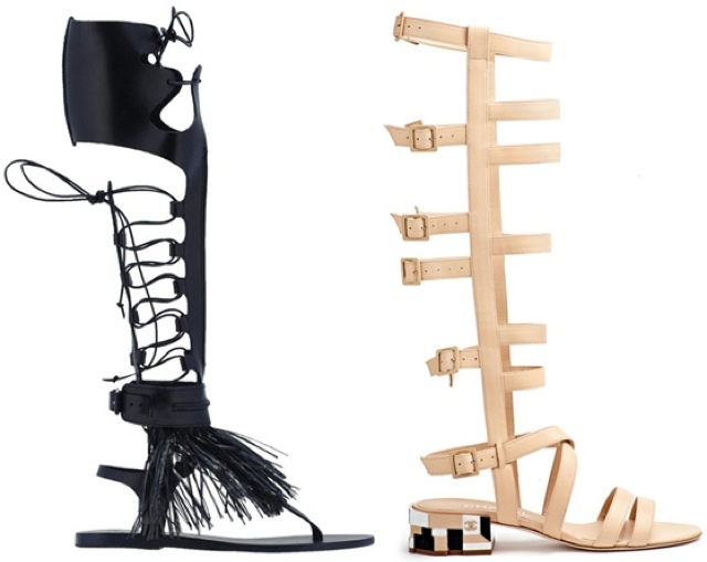 Knee High Gladiator Sandals Cheap