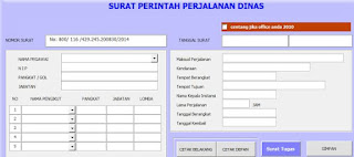 Aplikasi Cetak Surat Menyurat Otomatis Lengkap Berbagai Kegiatan