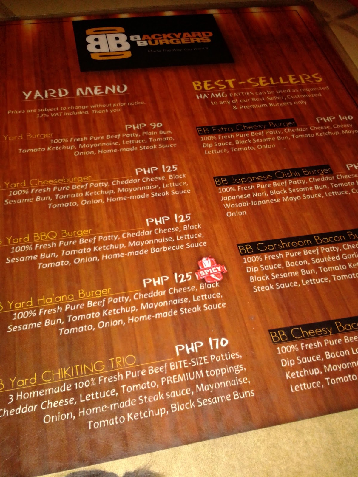 Davao Food One Plate At A Time Must Try In Davao Backyard Burgers