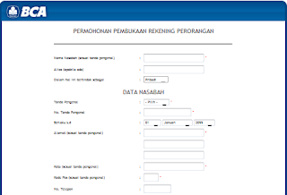 Membuka Rekening Bank BCA Online