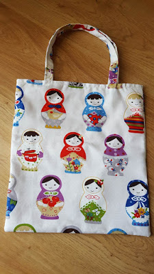 20-minutes lined tote bag tutorial and pattern