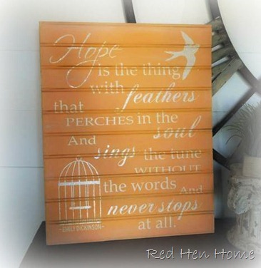 hope is the thing with feathers