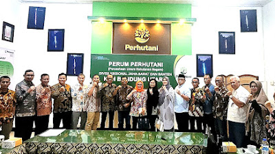 Bersinergi, Komisi II DPRD Provinsi Banten Kunjungi Perum Perhutani Bandung Utara