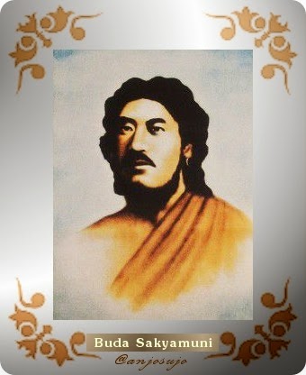 retrato buda sakyamuni moldura