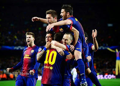 Barcelona Juarai La Liga BBVA Spanyol