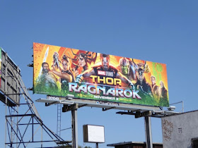 Thor Ragnarok movie billboard