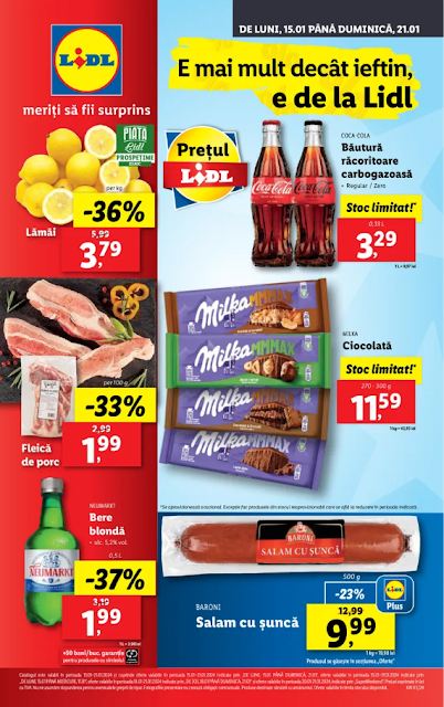 LIDL Catalog - Brosura 15-21.01 2024→  Lidl Plus | Super Weekend