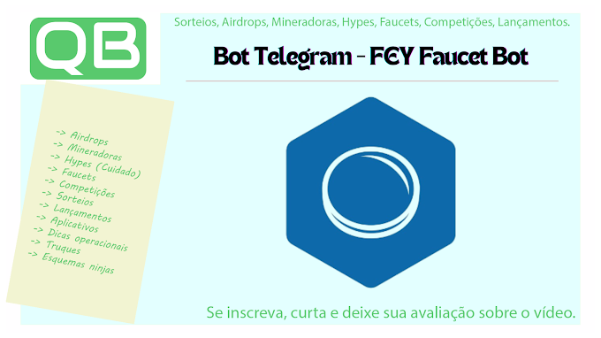 Bot Telegram - FEY Faucet Bot - Finalizado