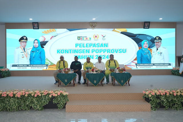 Lepas 31 Atlet untuk Mengikuti Popprovsu, Ini Pesan dan Harapan Bupati Asahan