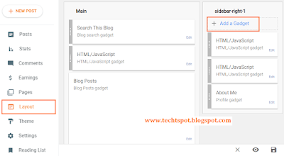 Add Social Media Buttons Widget to Blogger 3