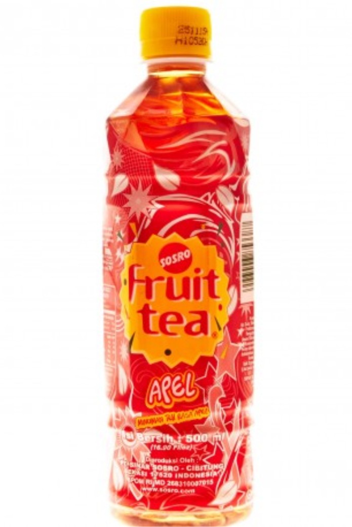 Toko Pucung Yogya Fruit Tea Apple Botol 24x500ml