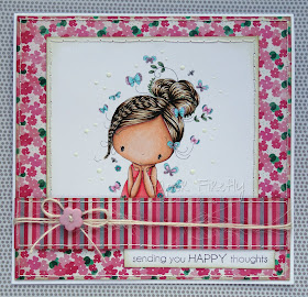 Floral girly card, image from All Dressed Up