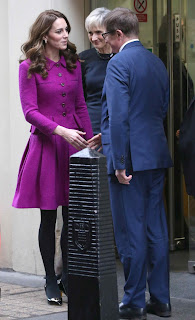 Kate Middleton in Purple Dress at Royal Opera House in London