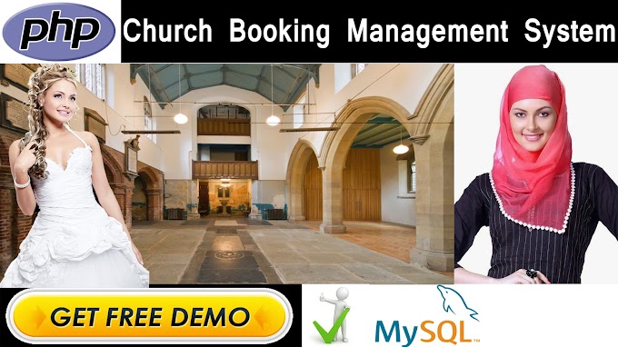 Online Church Booking Management System Project in PHP | MYSQLI | HTML | CSS | - College Projects
