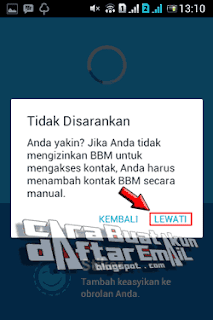 cara masuk bbm di blackberry