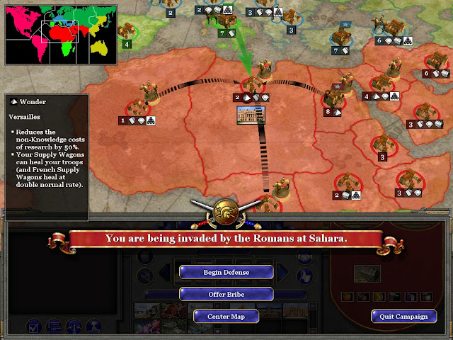 Rise of Nations - Strategic Map Defense