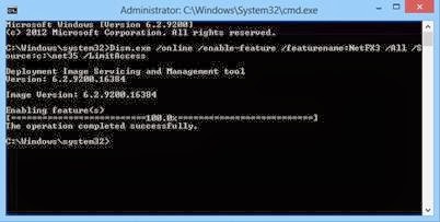 cara mengaktifkan net framework windows 8.1