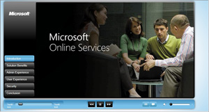 Click to view Microsoft BPOS Demo