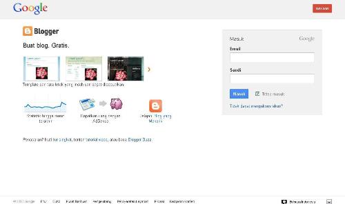Cara Membuat Blog di Blogspot.com Gratis dan Mudah