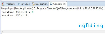 Cara Mendapatkan Input Dalam Bahasa Pemrograman Java  