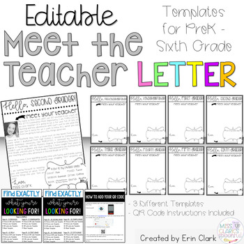 meet the teacher letter