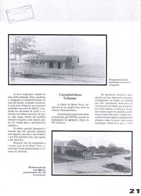 REVISTA NOVOS MUNICÍPIOS PARAENSES -  MUNICÍPIO DE BRASIL NOVO - 1993