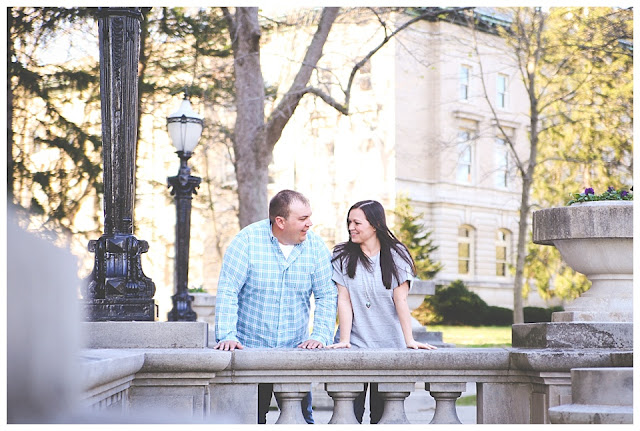 engagement session at St. Mary-of-the-Woods College