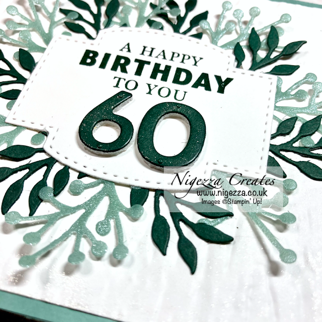 Winter Birthday Card Using Christmas Die