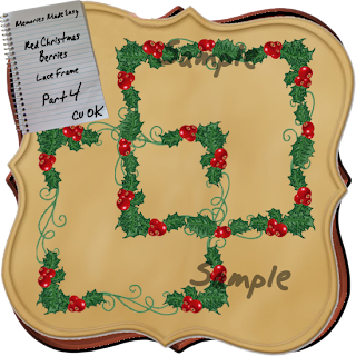 http://ladyshannonmemoriesmadeeasy.blogspot.com/2009/12/christmas-berry-red-lace-frame-4.html