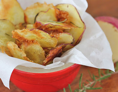 Chips de Batata-Doce com Alecrim (vegana)