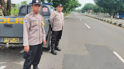 Wujud Komitmen Jaga Keamanan dan Ketertiban Masyarakat, Polsek Krangkeng Gelar Patroli di Wilayah Hukumya