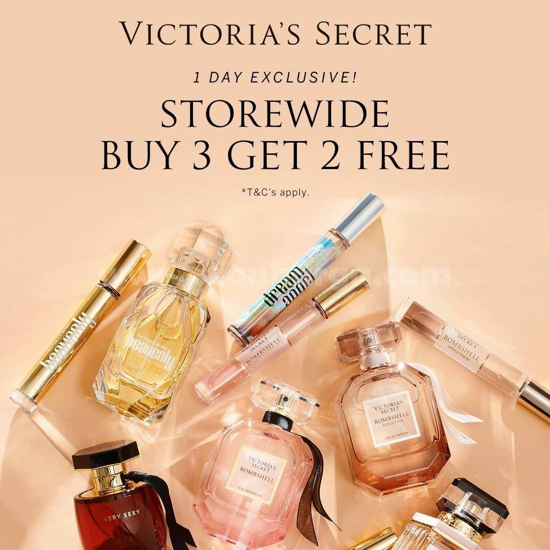 VICTORIA’S SECRET Promo 11.11 – Buy 3 Get 2 Free