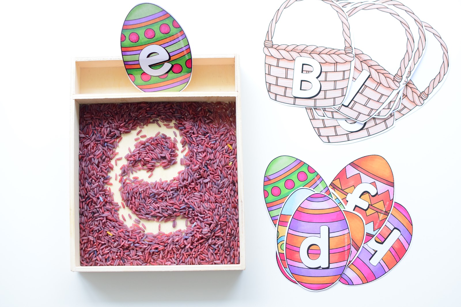 Easter Theme GUIDE FOR WRITING LETTERS AND NUMBERS