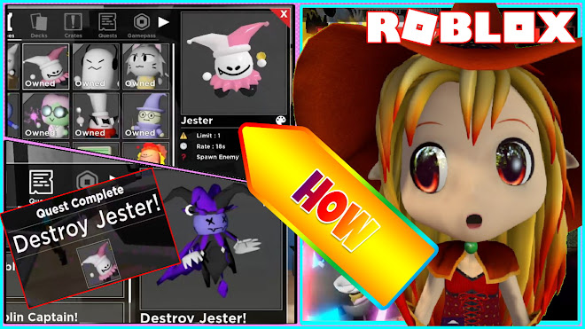 Chloe Tuber Roblox Tower Heroes Got Kart Kid And Beat The Jester Boss For Jester - how to be a boss in your roblox game