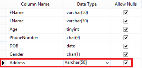 Sql drop column