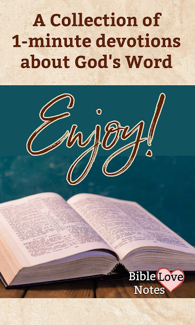 This collection of more than 70 one-minute devotions  offers different insights into God's Word. Great for your daily devotions.