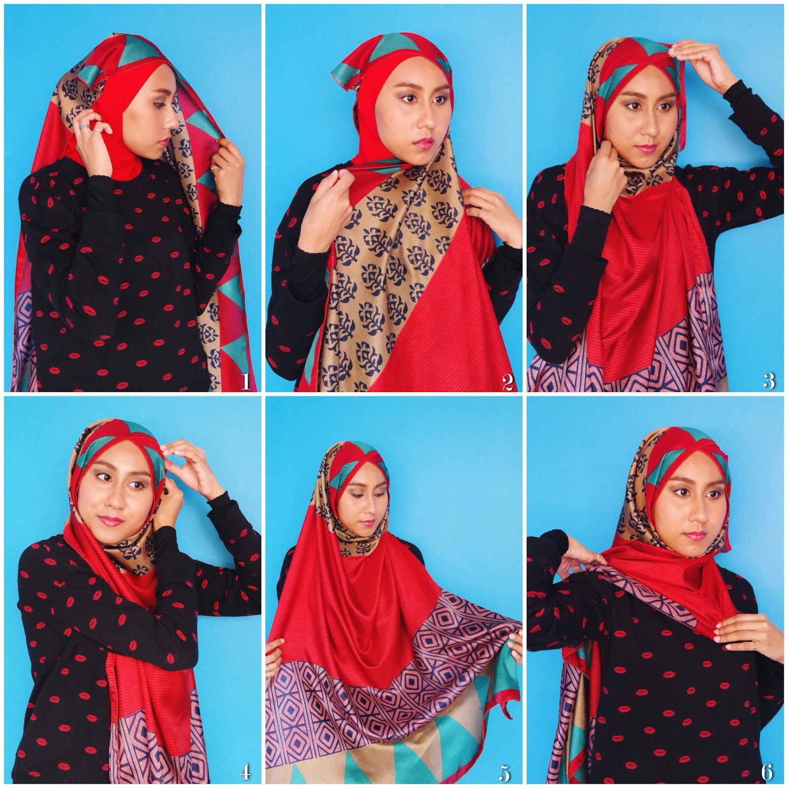 Clozette Indonesia Tutorial Hijab Segi Empat Tutorial Hijab Paling