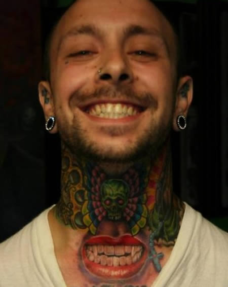 neck tattoos for guys ribs tattoos for men