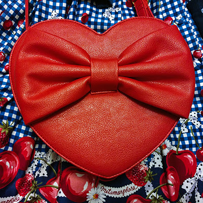 DreamV Heart Bag Red